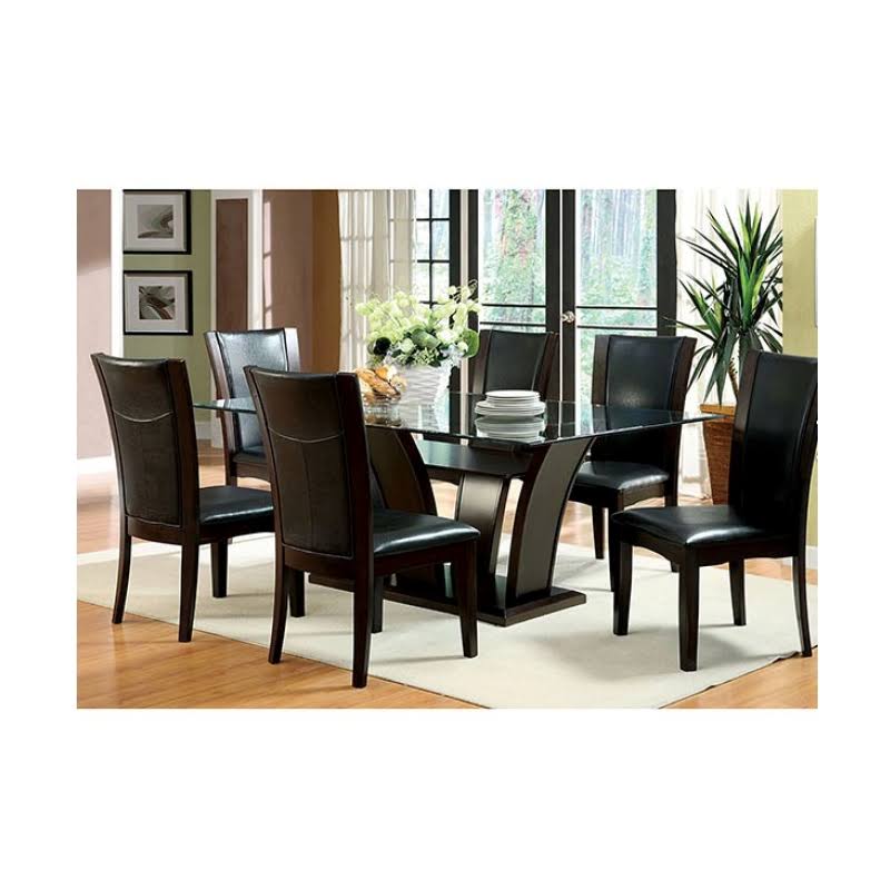 Brown Cherry Contemporary Side Chair (Set of 2) L305