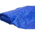 Royal Blue Sequins Fabric Bolt C578