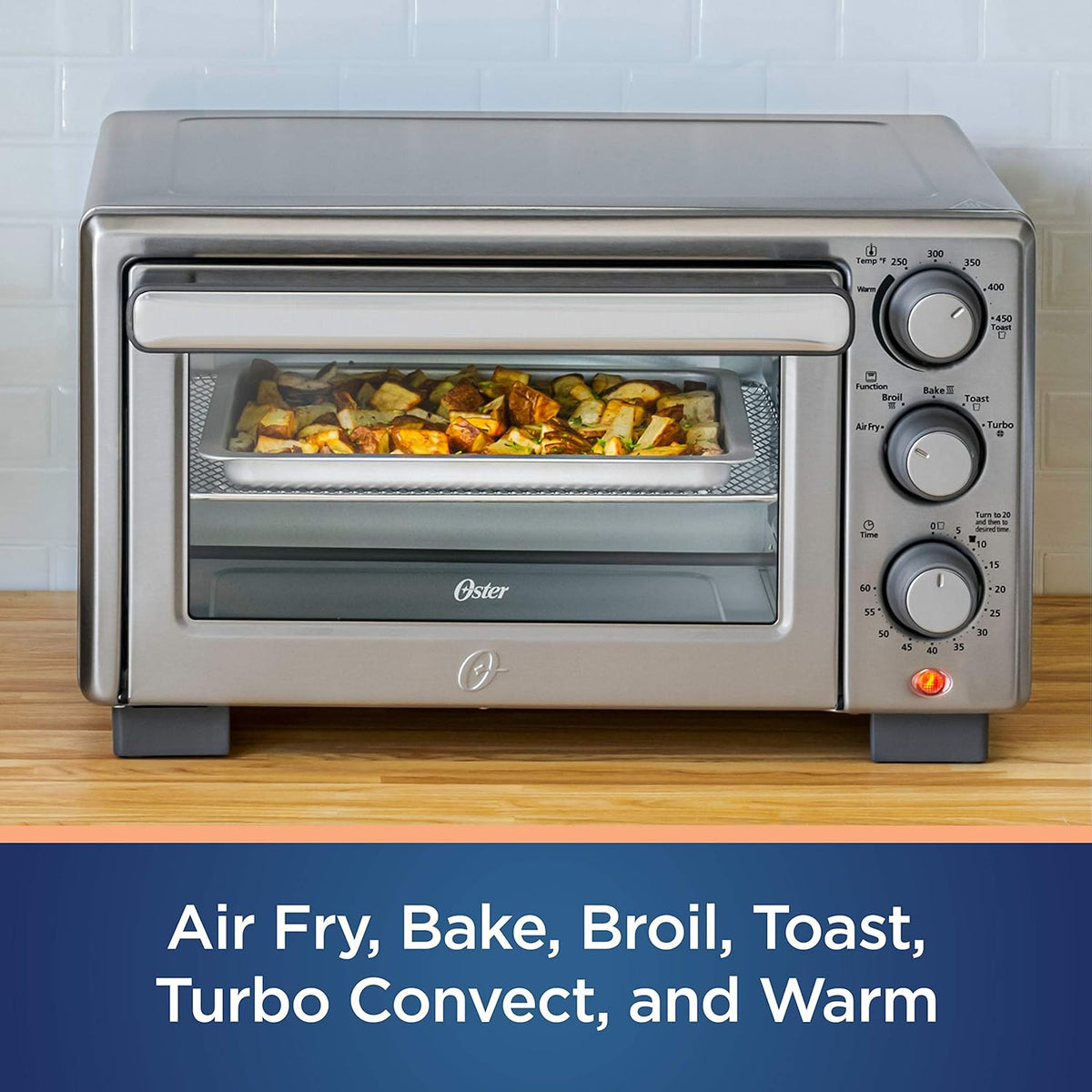 Stainless Steel Compact Countertop Oven With Air Fryer N73537