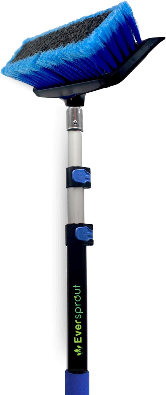 7-to-24 Foot Scrub Brush with Rubber Bumper W9563