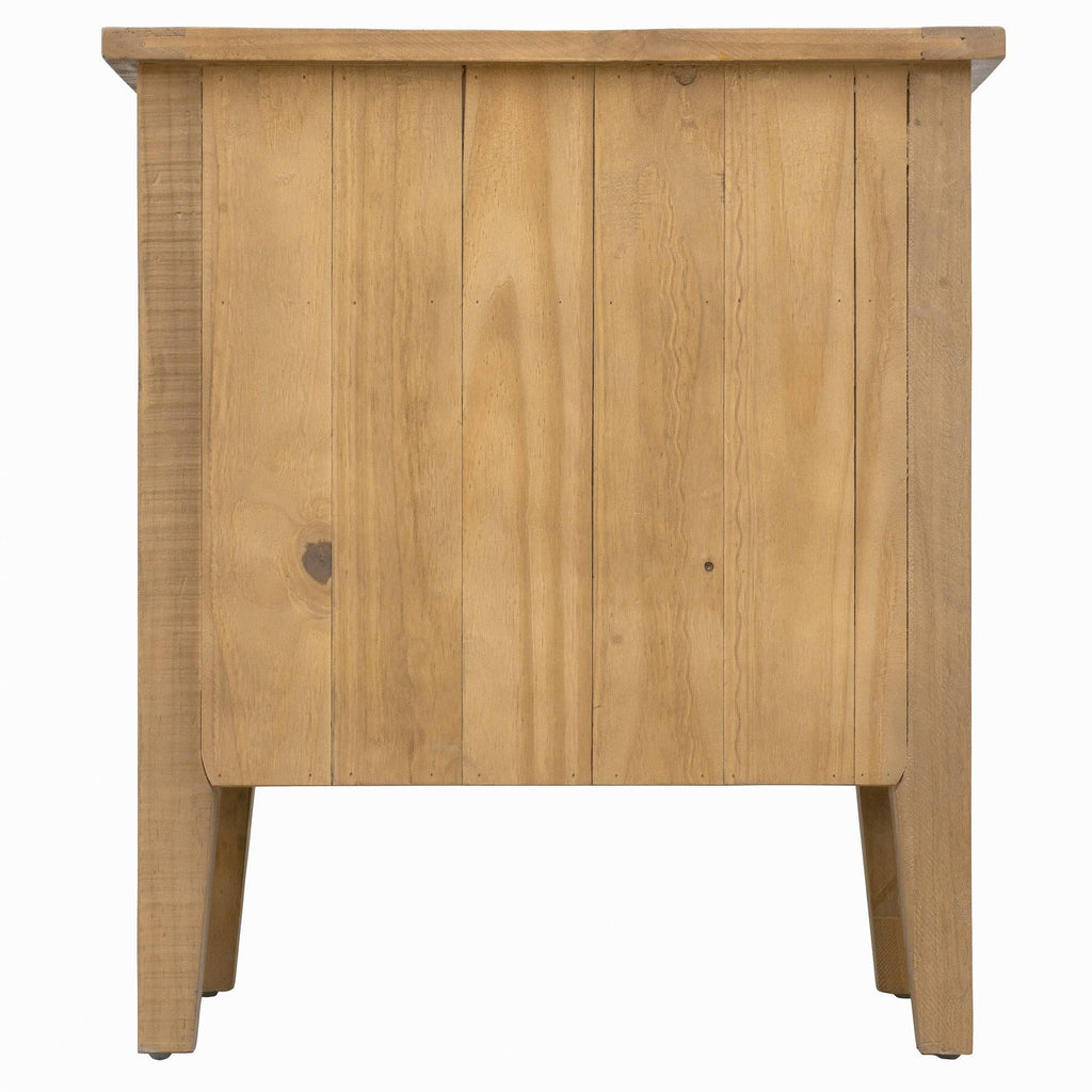 Reclaimed Wood Filing Cabinet with Two Drawers T733784
