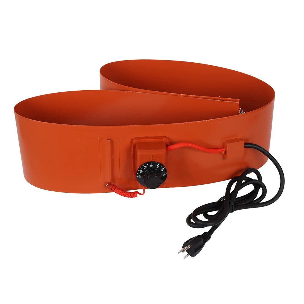 55-Gallon Silicone Metal Drum Heat Pad Band Warmer Kit 120V 150℃ 5x70in Pack of 2 D120