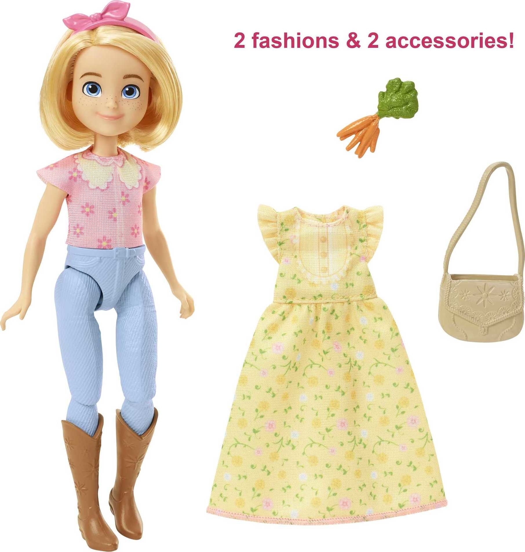 Abigail Doll with 2 Fashion Outfits & Accessories A9876
