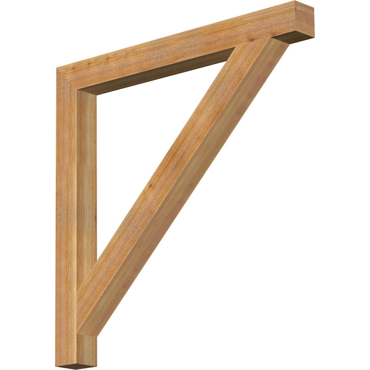 Western Red Cedar Traditional Block Bracket Z1710