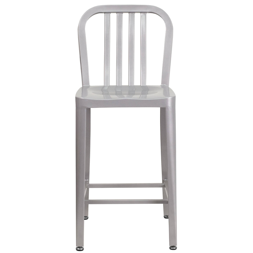 Red Metal Counterstool L58306