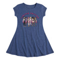 Toddler And Youth Girls Fit And Flare Dress Q80303
