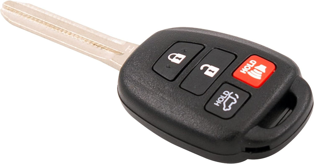 Keyless2Go Replacement 4 Button Remote Key Toyota RAV4 H Chip Pack of 2 D494