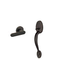 Oil Rubbed Bronze Interior Lever Passage Handleset C497