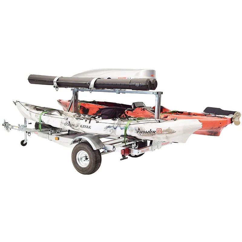 Low Bed Trailer package with Spare, MegaWings, Cargo Box, Rod Tubes X9488