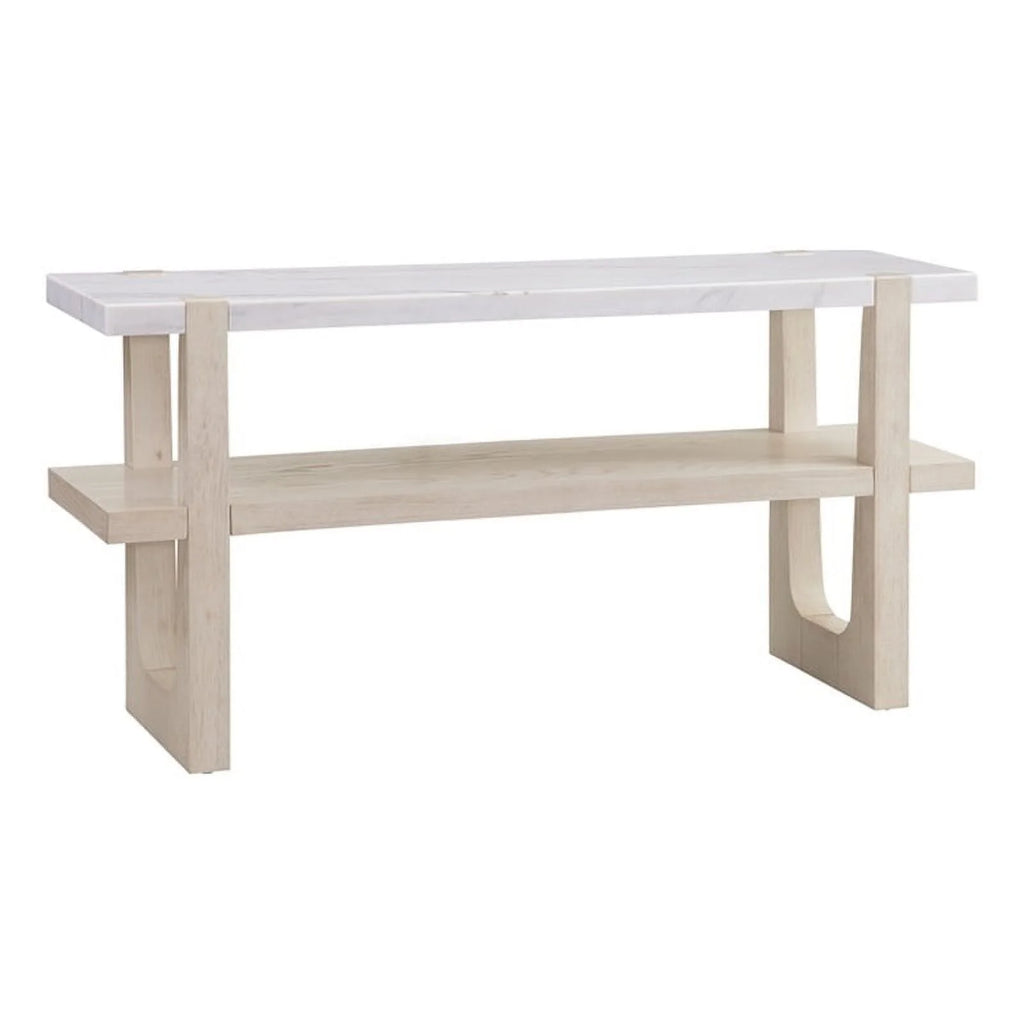Marble Console Table in Sun-Bleached Ash Brown K39771