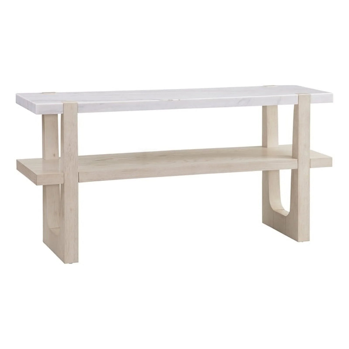 Marble Console Table in Sun-Bleached Ash Brown K39771
