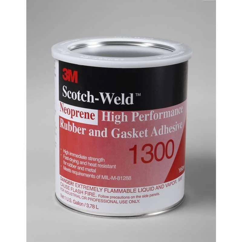Yellow Neoprene Rubber and Gasket Adhesive, 1 Gallon V499