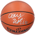 Coby White Autographed Spalding Basketball L716