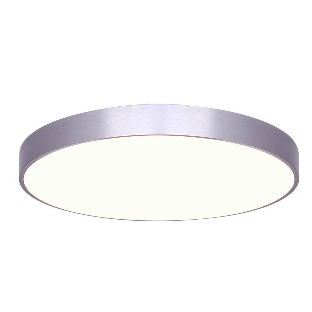 Brushed Nickel Integrated LED Flush Mount W5895