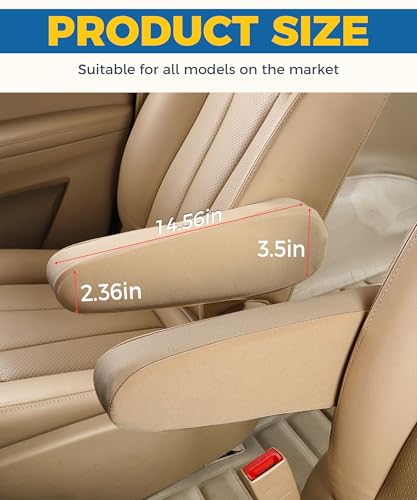 Gray Cloth Fabric Armrest Cover F59820