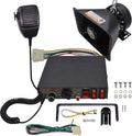 200W 9 Tones Car PA Speaker with Handheld Microphone, Pack of 2 E664