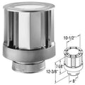 5" Inner Diameter Direct Vent Pipe - Galvanized W757778