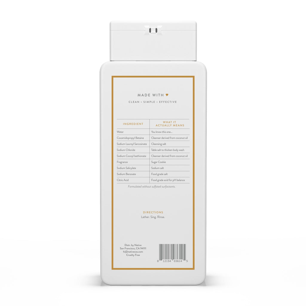 Sugar Cookie Body Wash, Sulfate Free, Paraben Free, 18 oz X244