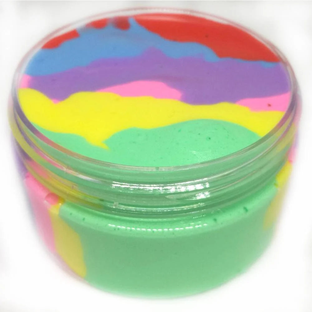 Rainbow Slime Putty Clay Plasticine Kids Toys Y372