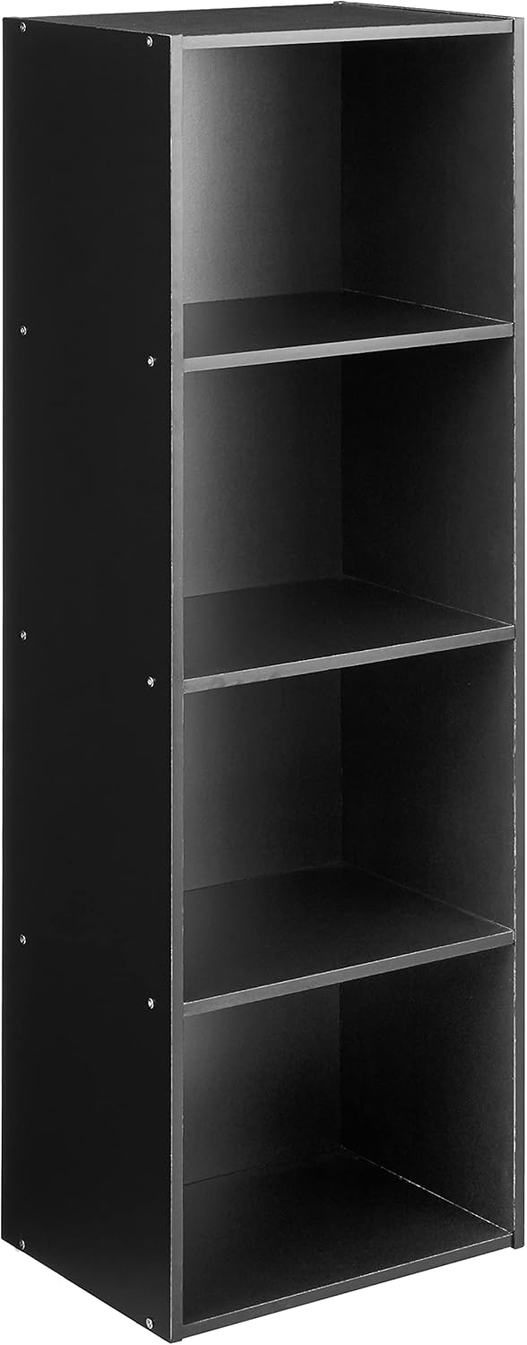 4 Shelf Bookcase, Mahogany Pack of 2 O942