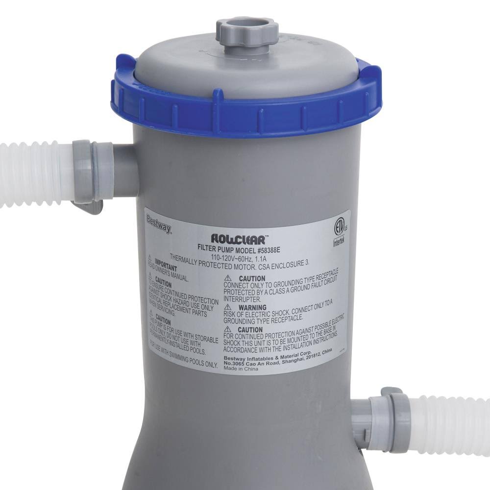 15ft x 48in Steel Pro Frame Above Ground Pool with Cartridge Filter Pump E11809