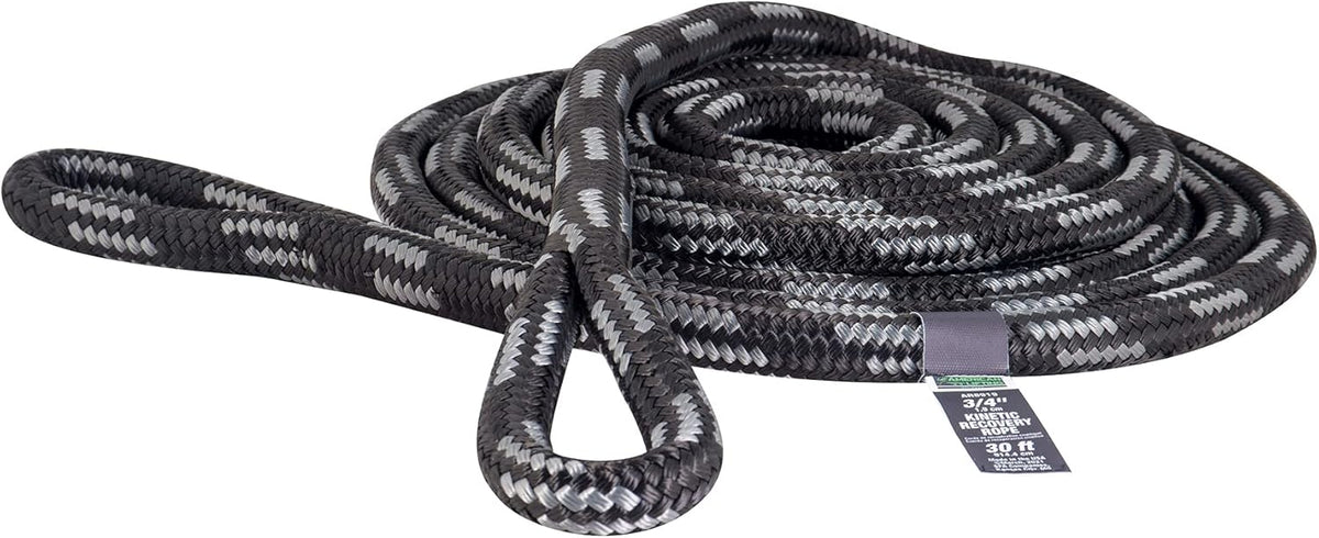 Heavy Duty Off-Road Tow Strap Recover 19,000 Lbs 3/4 x 30’ B698965