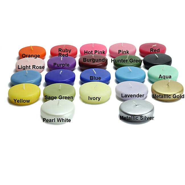 2.25-Inch Floating Candles Hot Pink F66785