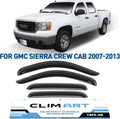 4pcs Tape-on Window Deflectors for GMC Sierra 1500 Crew Cab Y546876