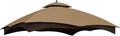 Replacement Canopy Top for 10x12 Gazebo, Beige, Pack of 2 N168093