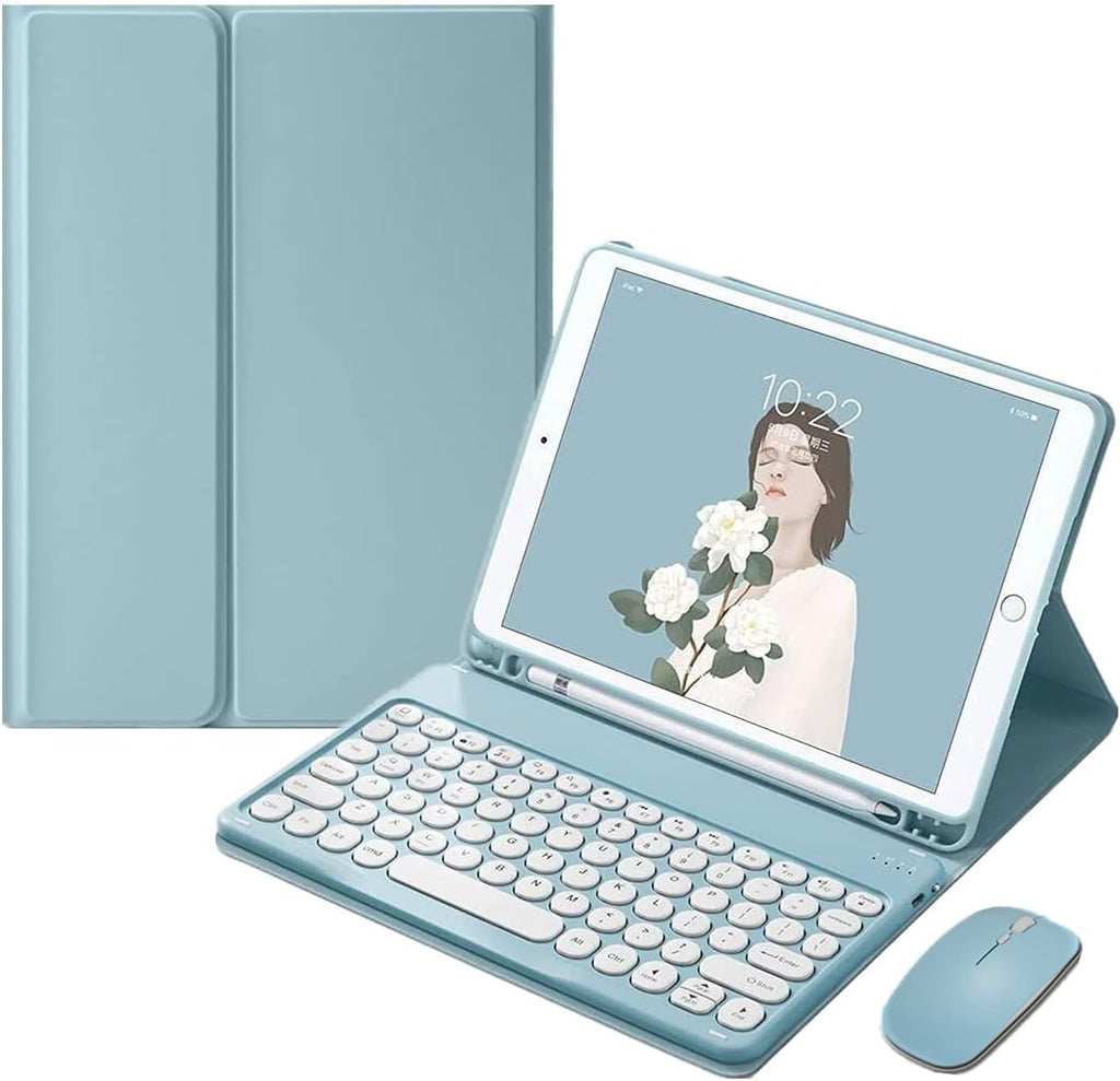 MintGreen Detachable Keyboard Case for iPad Air 5 10.9 inch H780