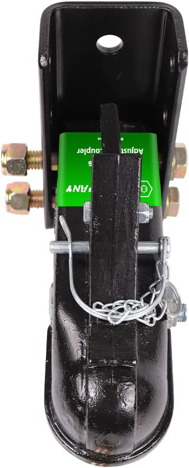 Adjustable Cast Trailer Coupler 15000lbs with Channel and Fasteners O57018