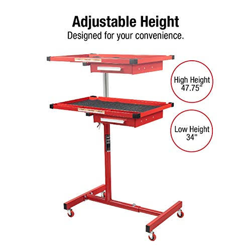 Adjustable Heavy Duty Work Table with Drawer K2215