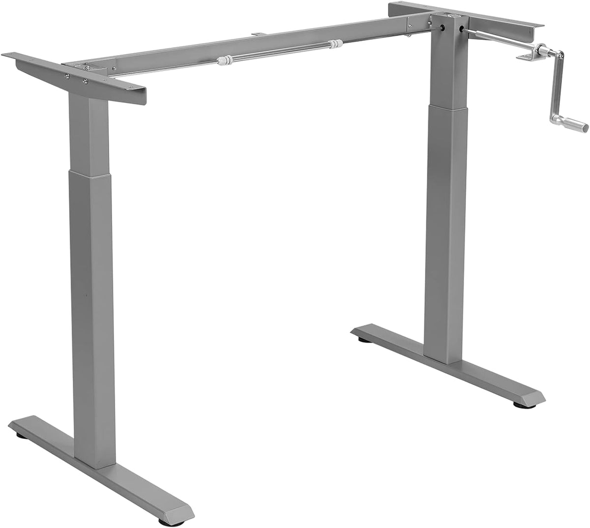 Manual Height Adjustable Standing Desk Frame with Cable Management Tray U3551