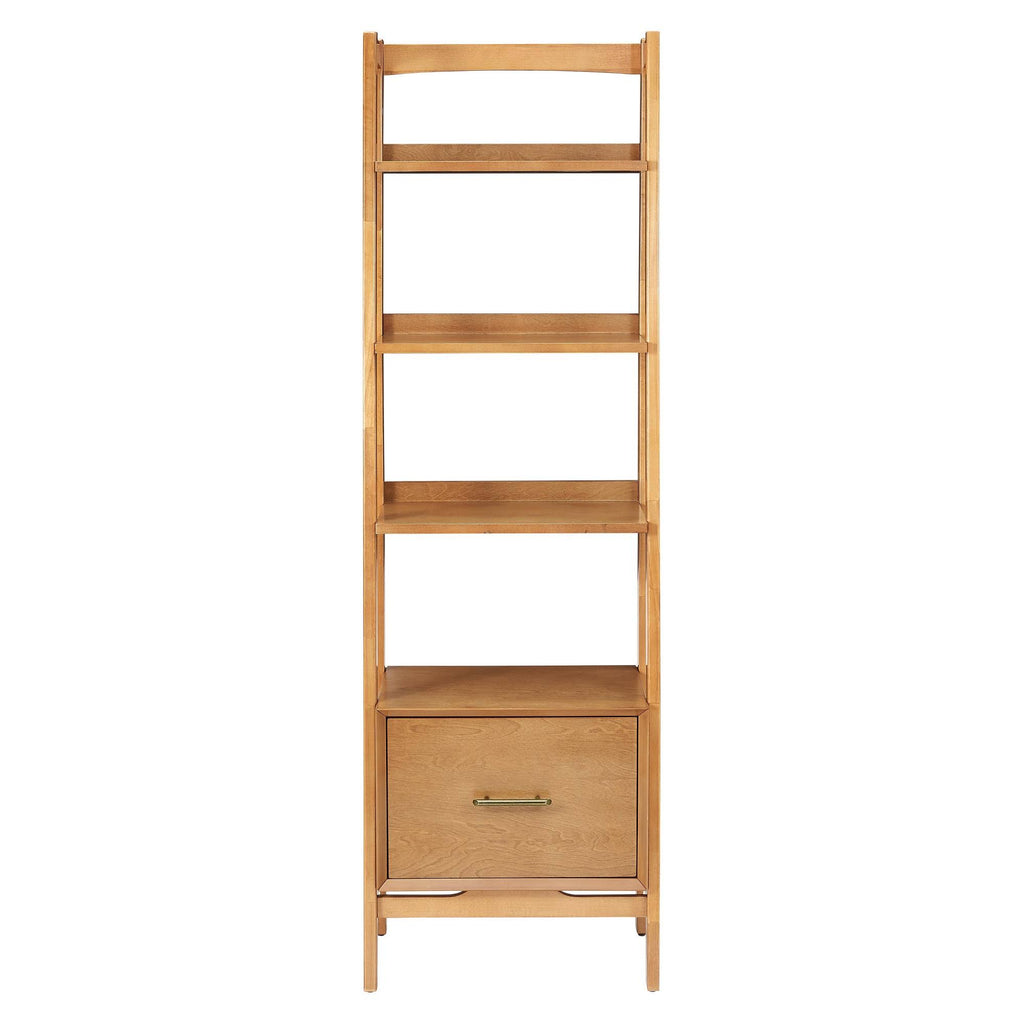 4-Shelf Bookcase, Acorn S87280