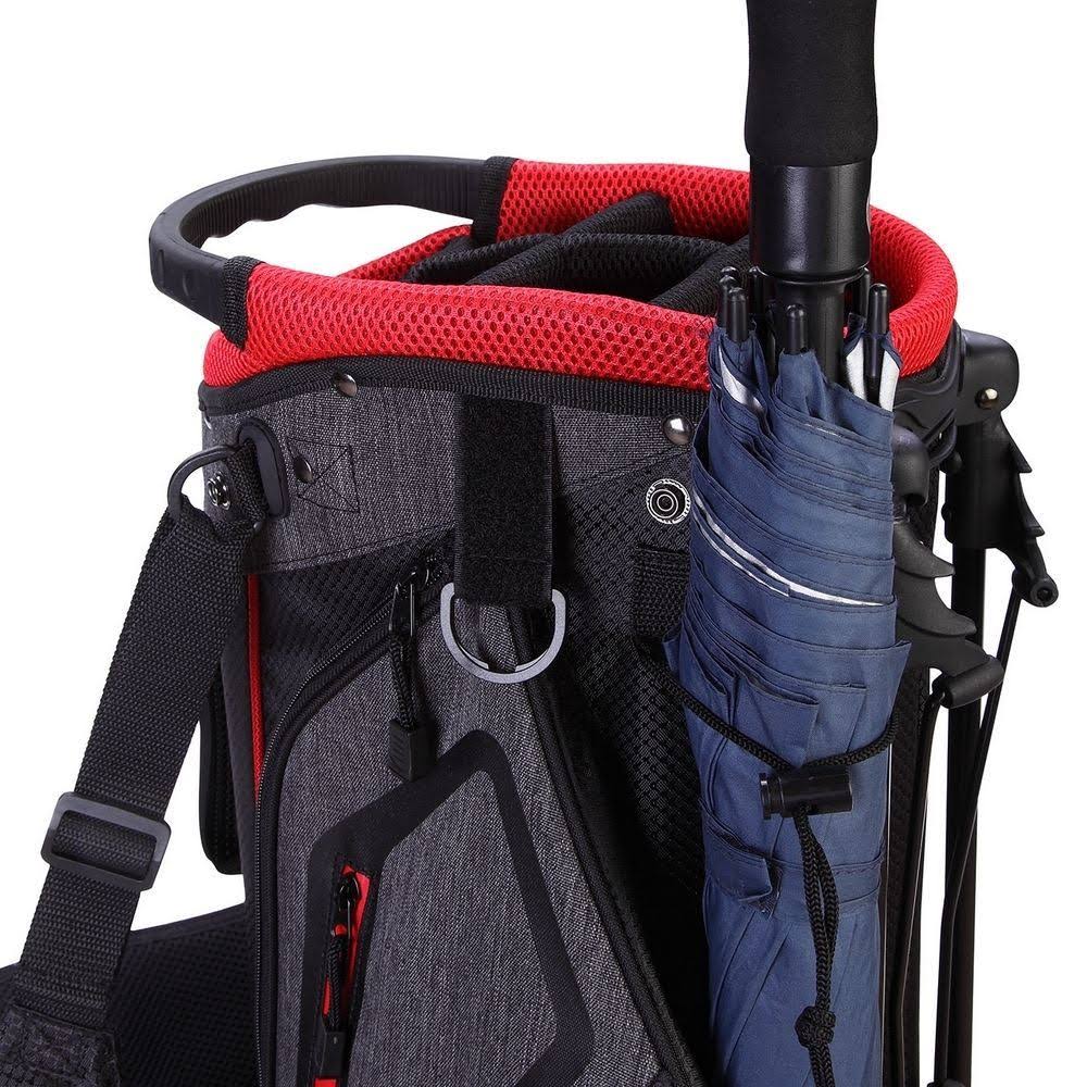 Black/Red Golf Stand Bag U5866