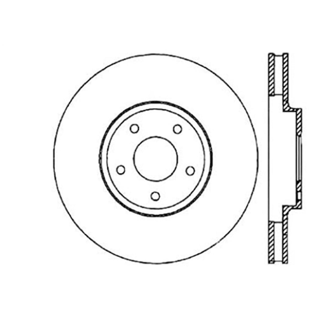 Sport Cross Drilled Brake Rotor X87039