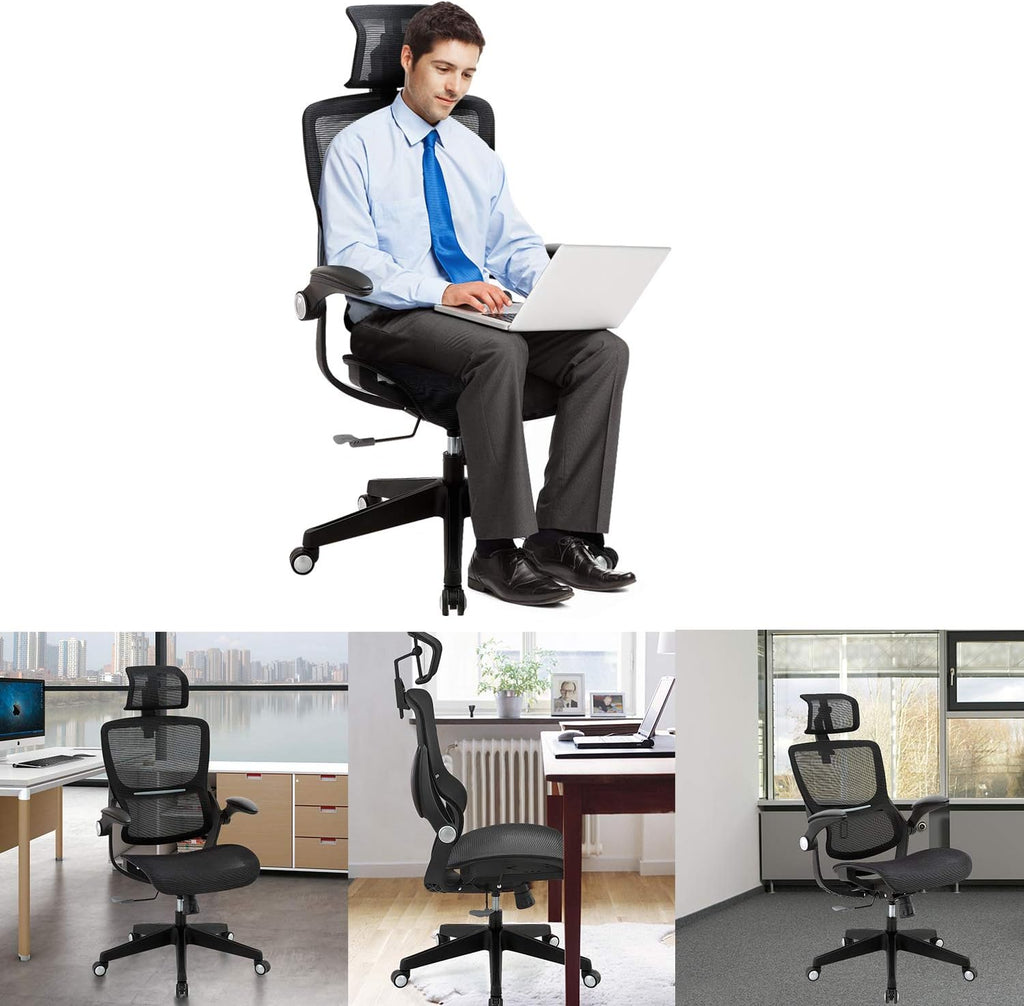 Ergonomic Mesh Office Chair with 3D Lumbar Support G3753