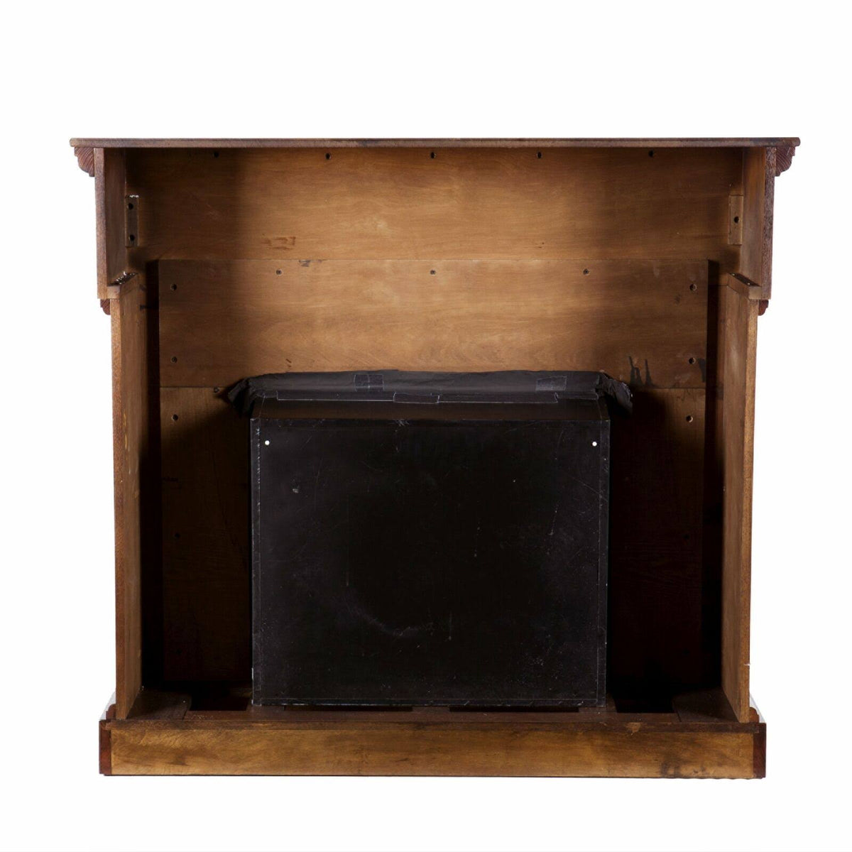 Espresso Carved Electric Fireplace J562