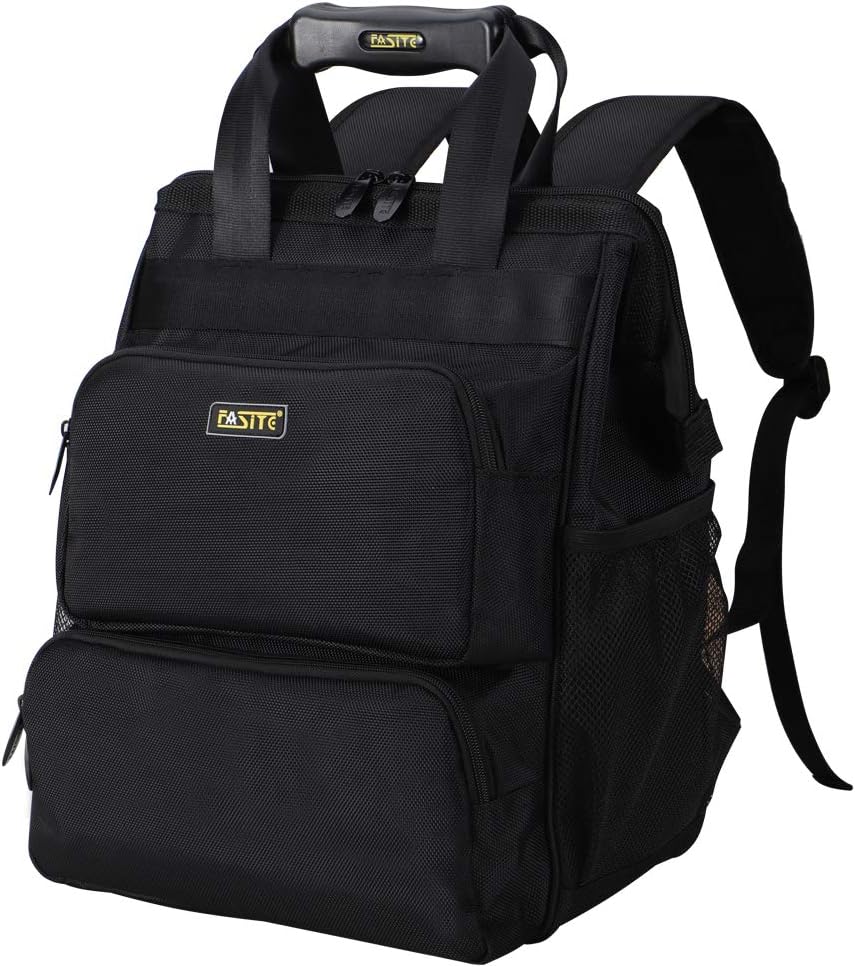 Black Heavy Duty Tool Bag Backpack R90693