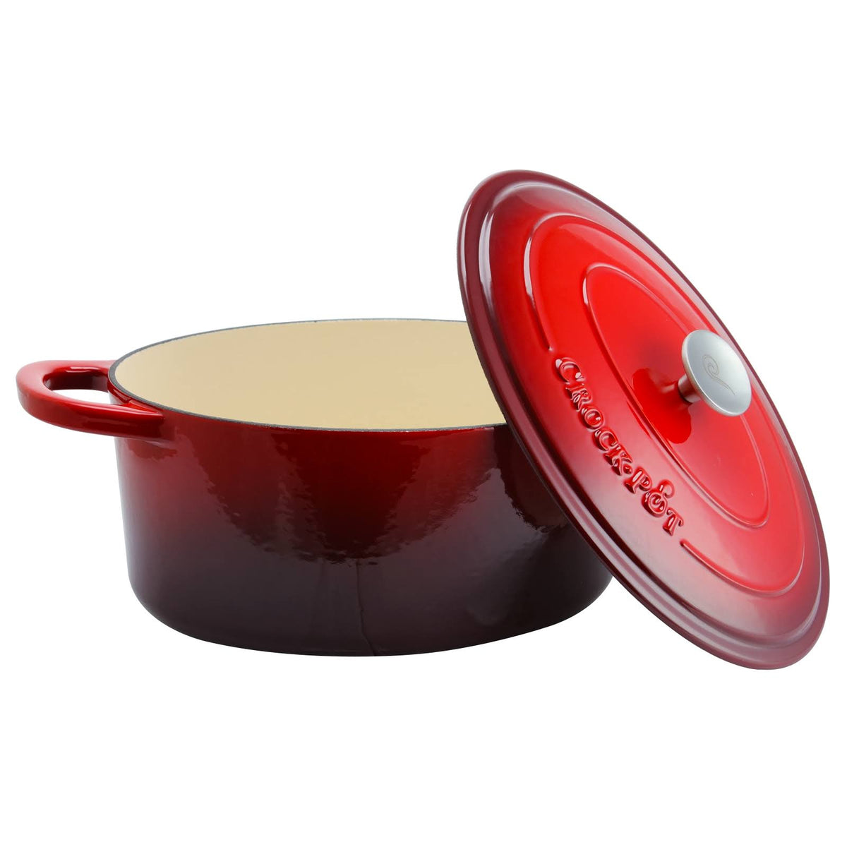 7 qt Oval Cast Iron Dutch Oven P823