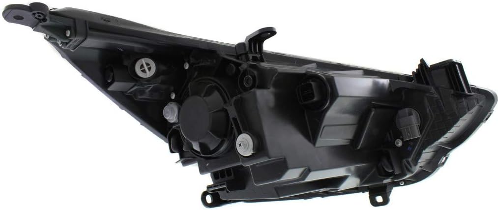 Hyundai Accent Headlight 2012 2013 2014 2015 Pair Black Housing D98724