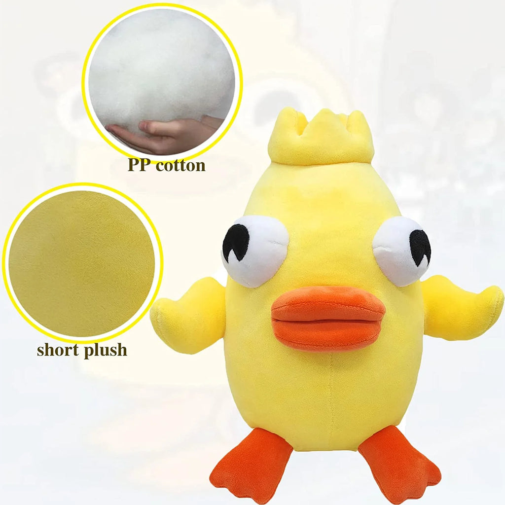 Peach Duck Plush Toy Doll E13048