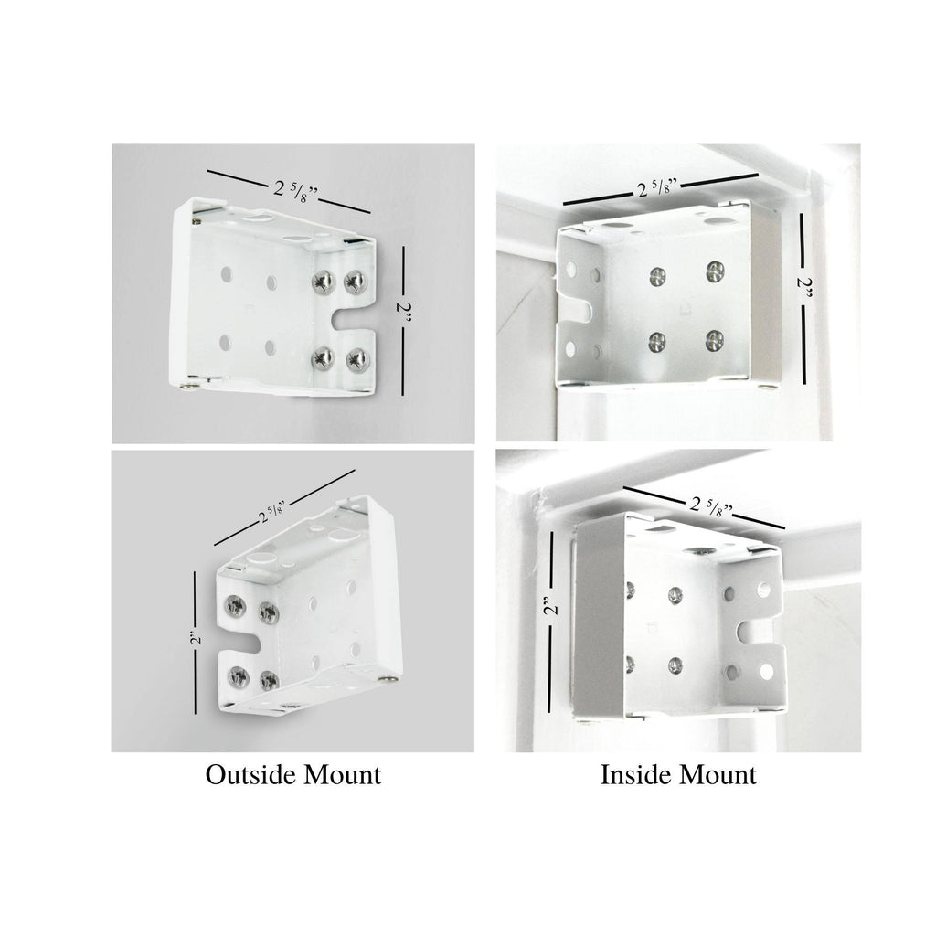 White Cordless Faux Wood Blind L847