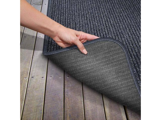 Stormy Blue 3' x 20' Heavy-Duty Carpet Runner Q502010