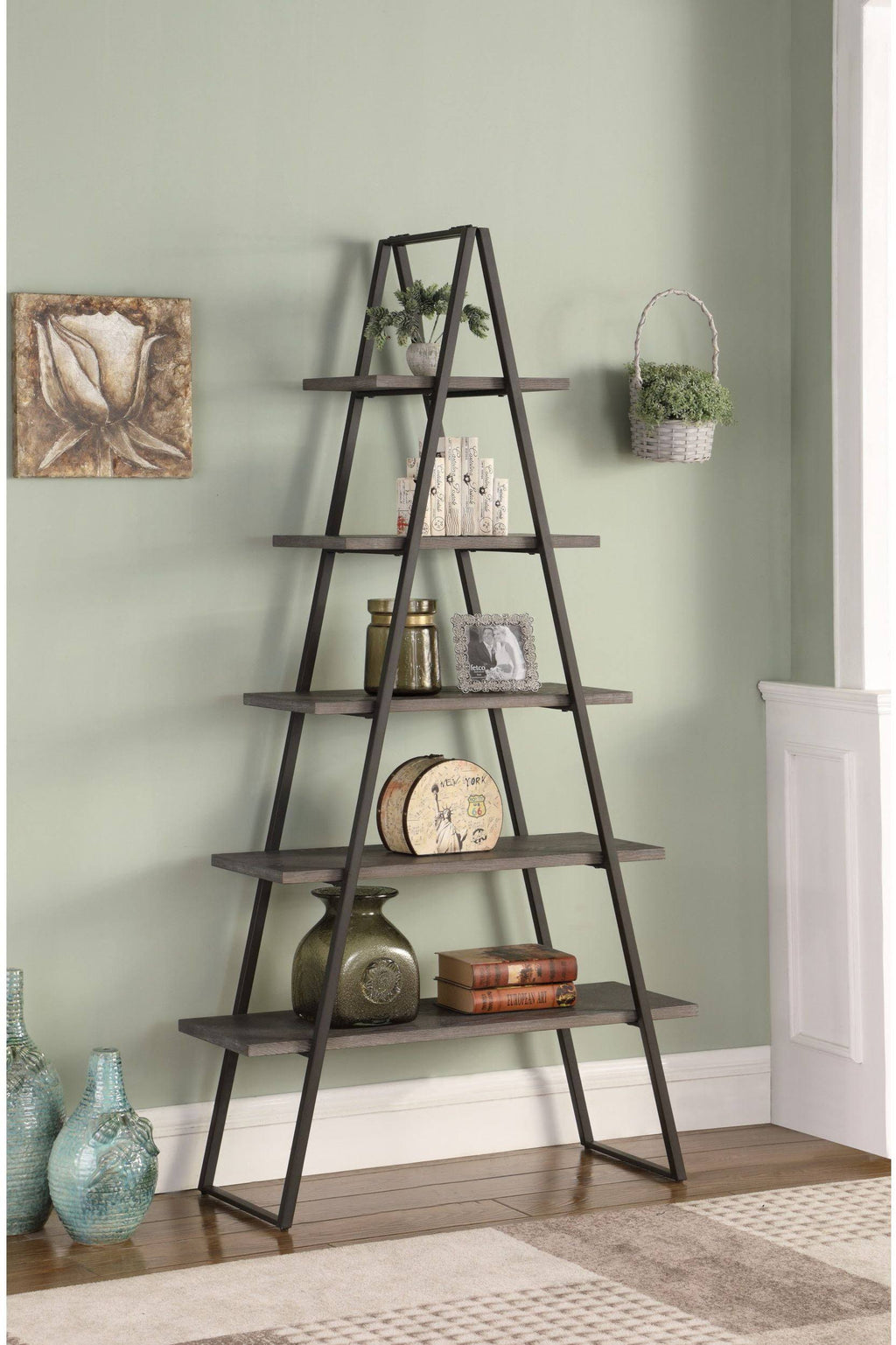 Antique Grey 36 inch Bookcase R3400