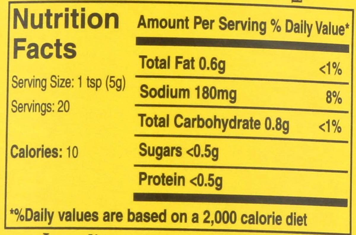 Mustard, 3.5-Ounce Glass Jar, Pack of 8 V186