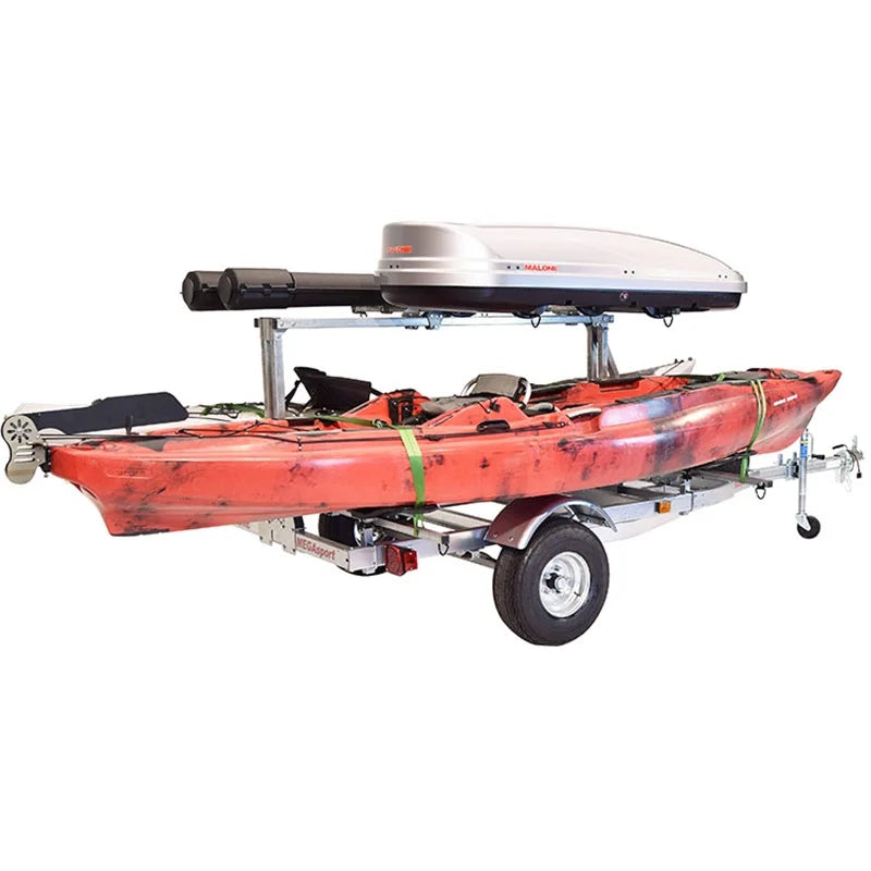 Low Bed Trailer package with Spare, MegaWings, Cargo Box, Rod Tubes X9488