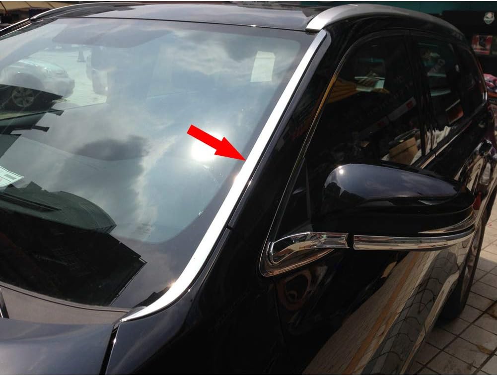 Stainless Steel Windshield Side Window Cover Trim Pack of 2 M9526