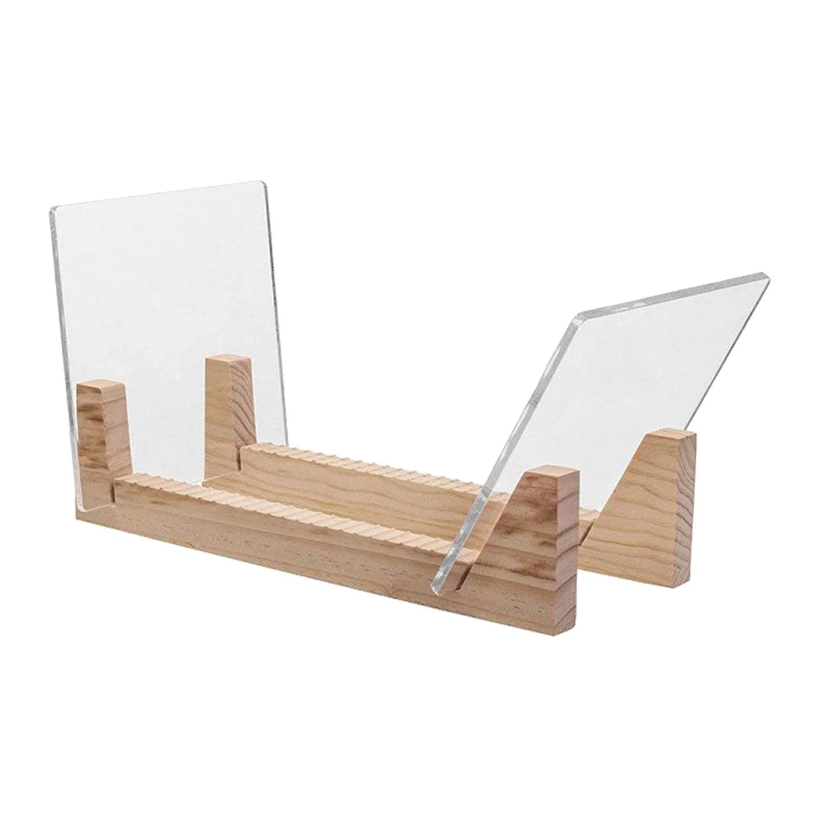 Acrylic Record Storage Holder Tabletop CD Display Rack X30063
