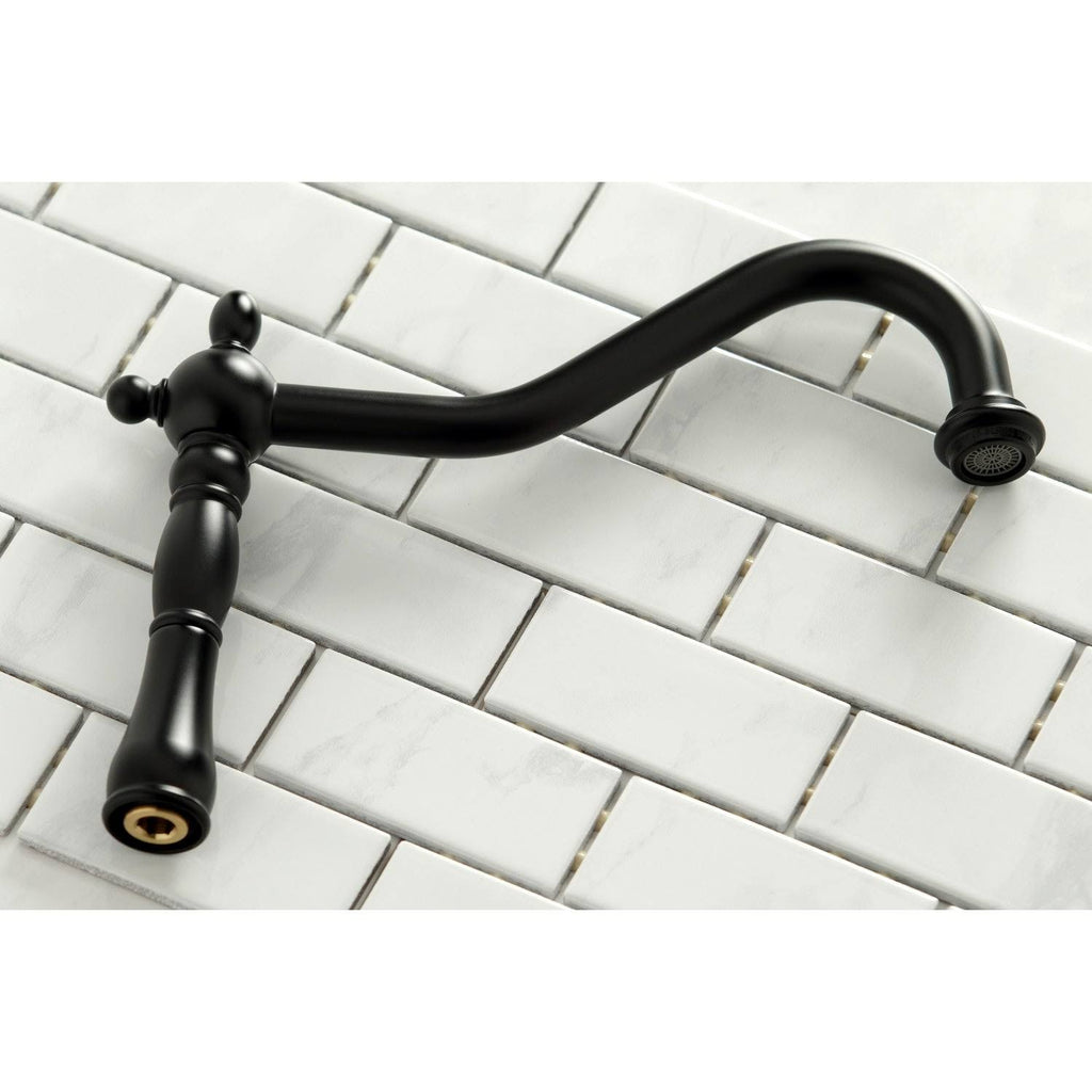 Antique Brass Kitchen Faucet with Brass Sprayer S1561